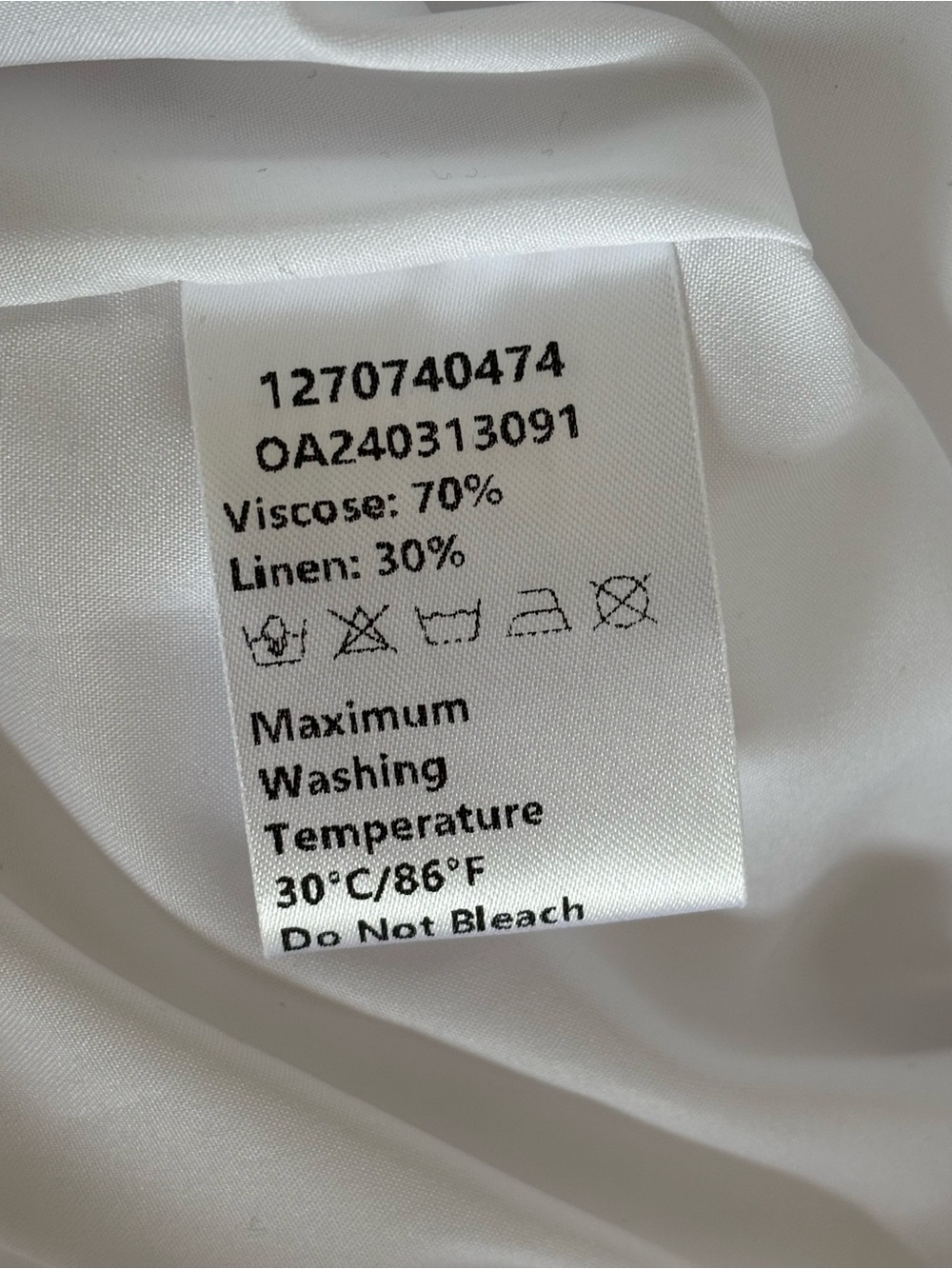 Commense White Maxi Skirt with Pockets NWT - Picture 7 of 7
